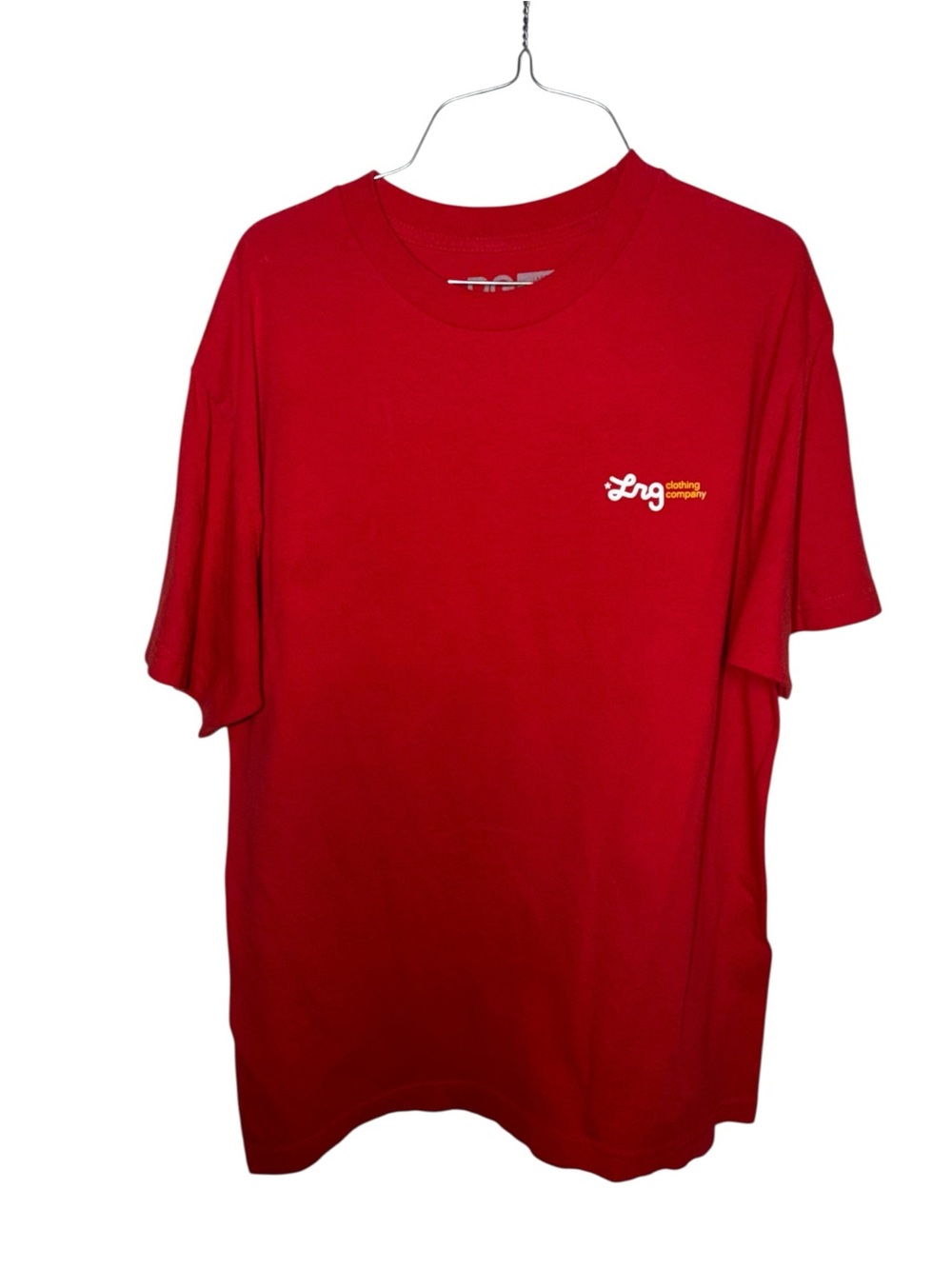LRG Red Short Sleeve Logo Tee